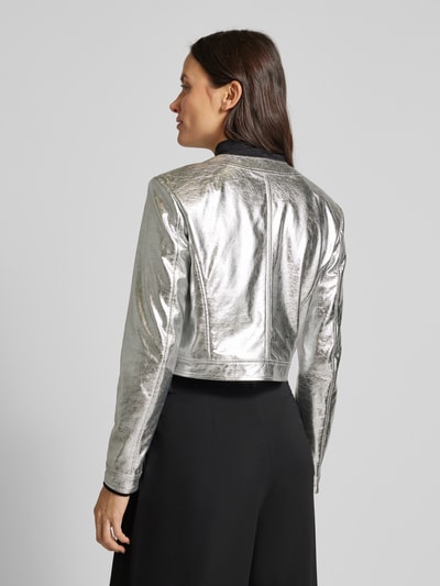 Marc Cain Korte blazer in metallic Zilver - 5