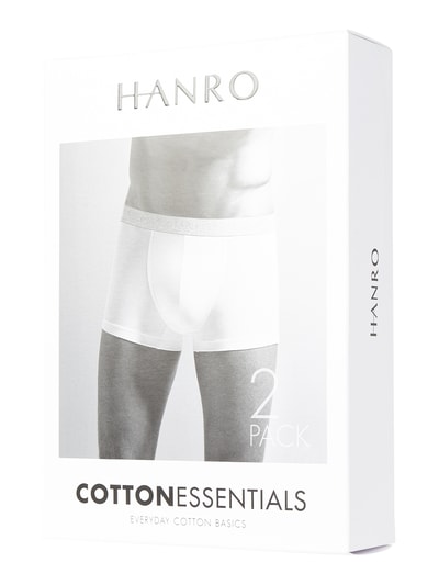 Hanro Trunks mit Label-Details im 2er-Pack Mittelgrau Melange 2