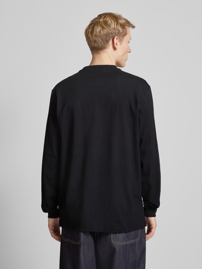 Dickies Shirt met lange mouwen en borstzak, model 'LURAY' Zwart - 5