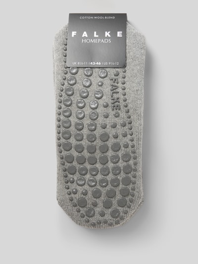 Falke Socken mit geripptem Abschluss Hellgrau 3