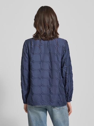 Brax Bluzka o kroju regular fit z mieszanki wiskozy model ‘VIVI’ Ciemnoniebieski 5