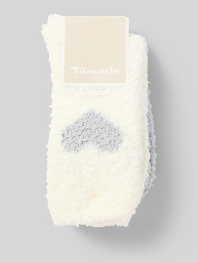 Tamaris Socken mit Herzdetail im 2er-Pack Mittelgrau 3