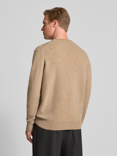 ANNARR Pullover van merinowol, model 'RAGI' Beige - 5