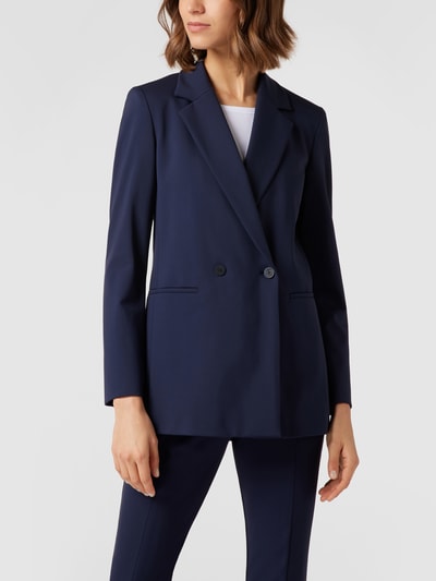 HUGO Blazer met reverskraag, model 'Anibi' Marineblauw - 4