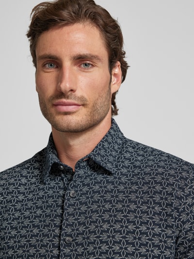 SELECTED HOMME Vrijetijdsoverhemd met knoopsluiting Donkerblauw - 3