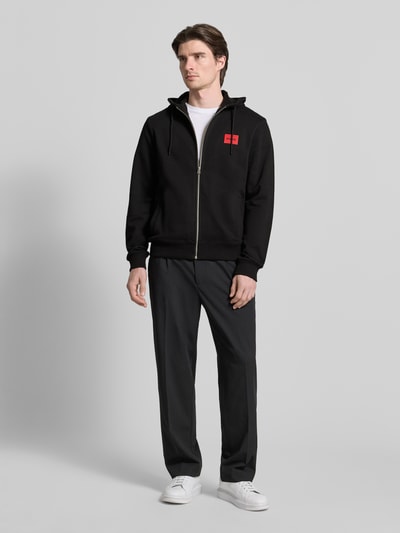 HUGO Sweatjack met capuchon, model 'Daple212' Zwart - 1