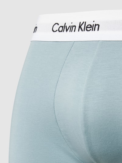 Calvin Klein Underwear Trunks mit Label-Bund im 3er-Pack Bleu 2