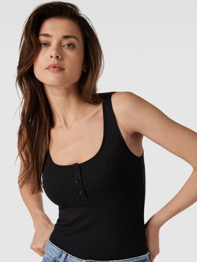 Guess Body mit Label-Stitching Modell 'SAMANTHA' Black 3