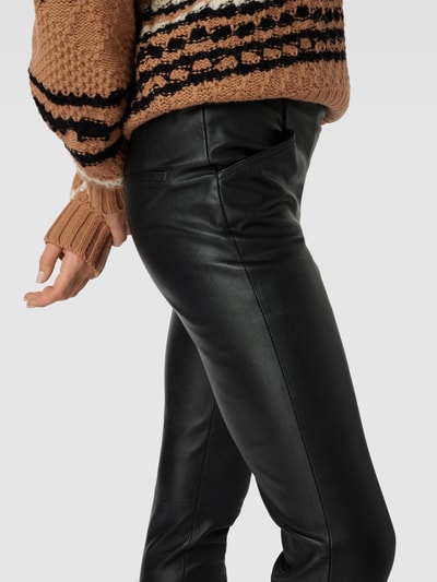 Victoria Beckham Leggings mit Reißverschluss Black 3