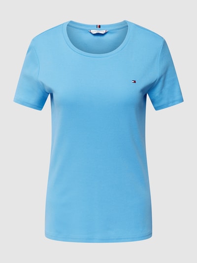 Tommy Hilfiger T-Shirt mit Label-Detail Modell 'CODY' Hellblau 2