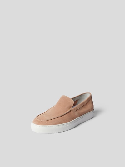 Doucal's Loafer aus Veloursleder Beige 2