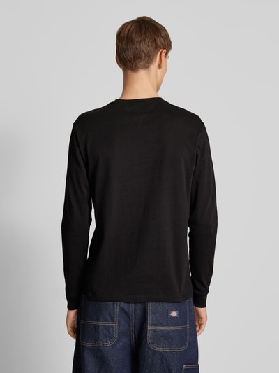 Tommy Jeans Slim Fit Longsleeve mit Label-Print Black 5