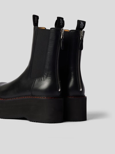 R13 Chelsea Boots mit Plateausohle Schwarz 3