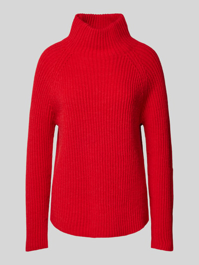 Drykorn Gebreide pullover met opstaande kraag, model 'ARWEN' Rood - 2