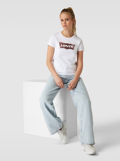 Levi's® T-Shirt mit Label-Print Weiss 1