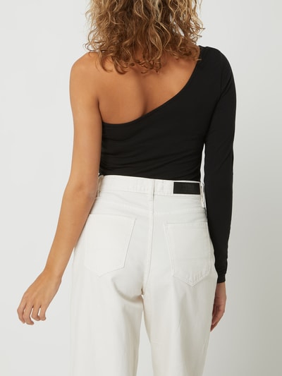 URBAN CLASSICS Body met one shoulder-band Zwart - 5