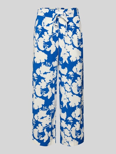 Christian Berg Woman Kuloty z wiskozy z wpuszczanymi kieszeniami i elastycznym pasem Królewski niebieski 2