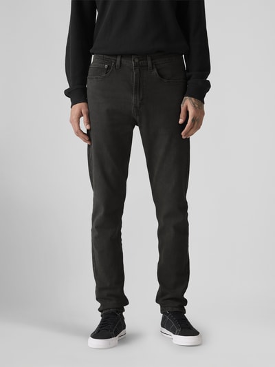 Levi's® Jeansy o kroju slim fit z mieszanka bawełny model '515™ SLIM TAPER' Antracytowy 2