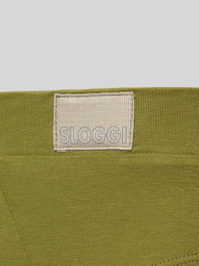 Sloggi Slip met elastische band in een set van 4 stuks, model 'NATURAL' Blauw - 2