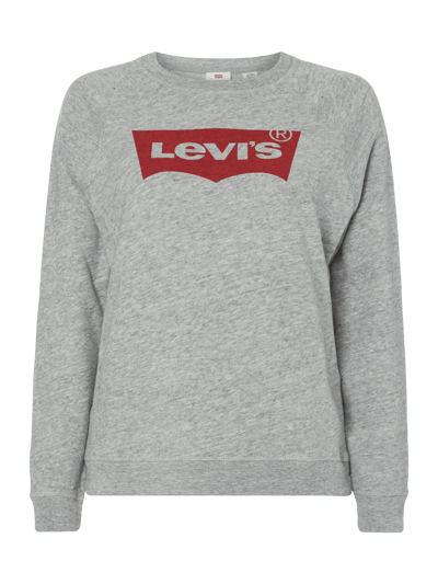 Levi's® Sweatshirt mit Logo-Print Mittelgrau Melange 1