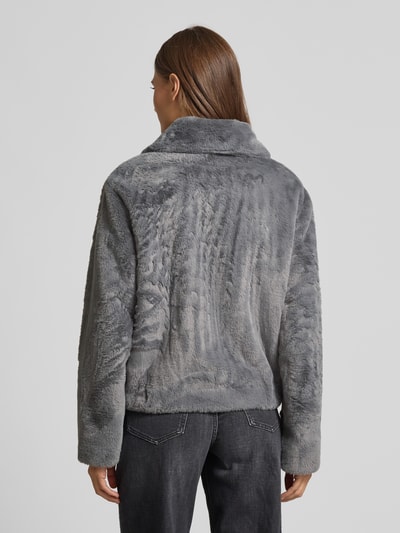 Frieda & Freddies Jacke aus Kunstfell Modell 'XAVI' Dunkelgrau 5