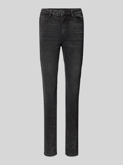 Pieces Skinny Fit Jeans aus Baumwoll-Mix Modell 'DANA' Black 2