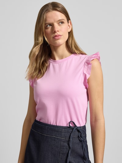Marc O'Polo DENIM Regular Fit Top aus reiner Baumwolle Pink 3