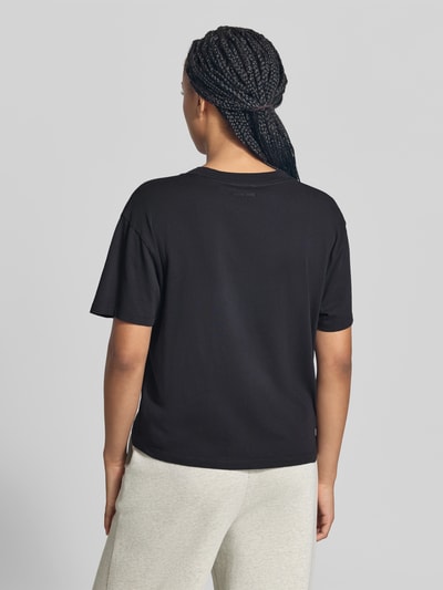 Anine Bing t-shirt o kroju relaxed fit z czystej bawełny Czarny 5