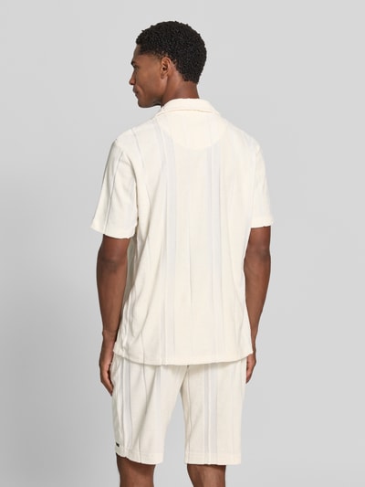 Tom Tailor Regular Fit Freizeithemd in Frottee-Optik Offwhite 5
