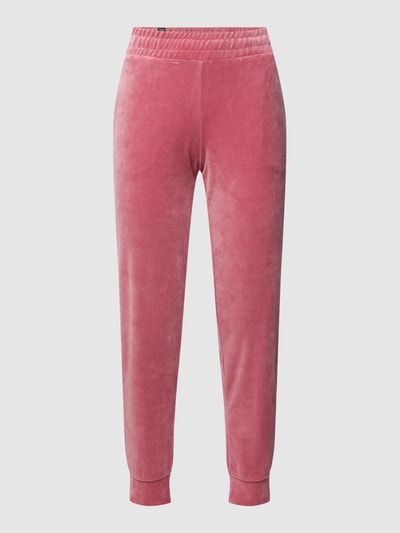 Puma Sweatpants mit Label-Stitching Modell 'Velour' Mauve 2