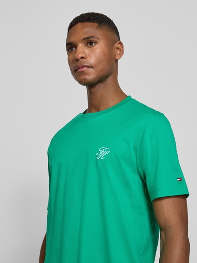 Tommy Hilfiger Regular Fit T-Shirt aus reiner Baumwolle Gruen 3