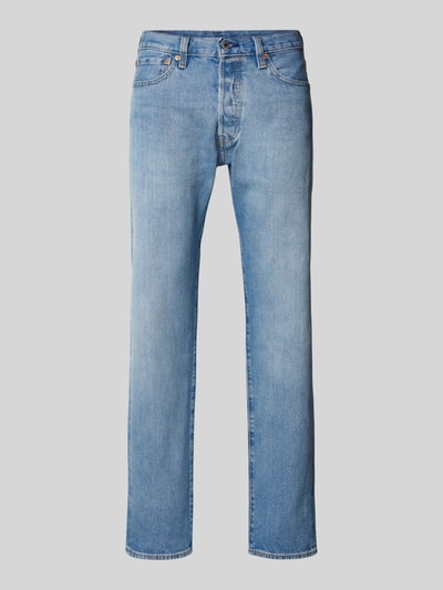 Levi's® Straight Leg Jeans im 5-Pocket-Design Modell 'STRETCH IT OUT' Hellblau 2