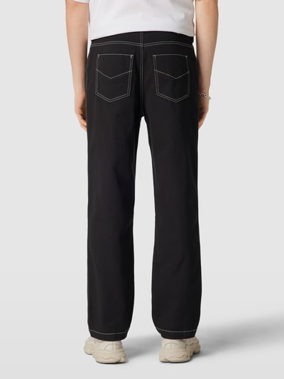 CHAMPION Spodnie ze szwami w kontrastowym kolorze model ‘Hem’ Czarny 5