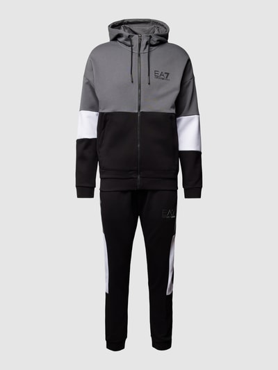 EA7 Emporio Armani Trainingsanzug im Colour-Blocking-Design Black 2