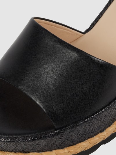 Högl Wedges aus Leder Schwarz 2