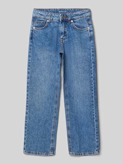 Tom Tailor Straight Fit Jeans aus reiner Baumwolle und Kontrastnähten Blau 1