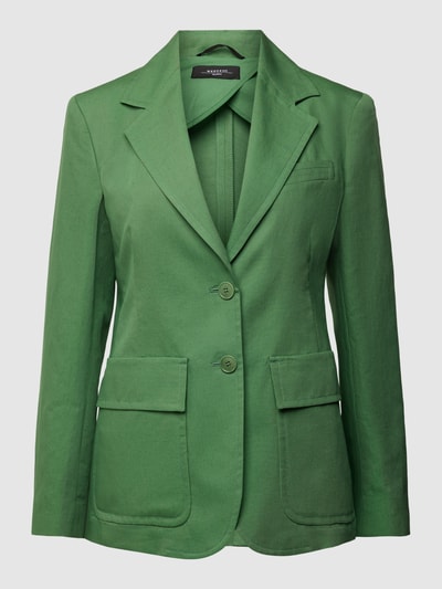 Weekend Max Mara Blazer met opgestikte klepzakken, model 'DATTERO' Groen - 2