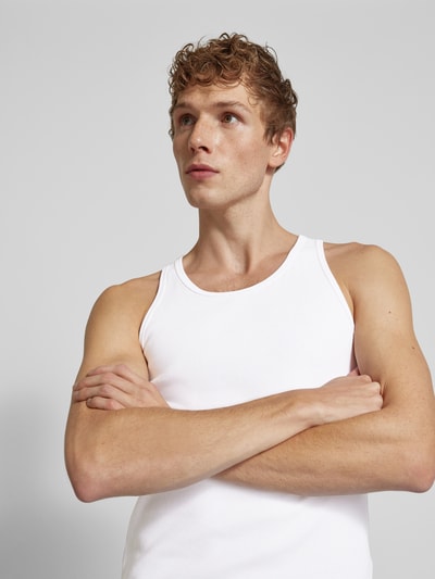 Jack & Jones Tanktop mit Label-Detail Modell 'JORIS' Weiss 3