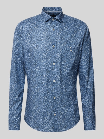 OLYMP Level Five Slim fit zakelijk overhemd met kentkraag Marineblauw - 2