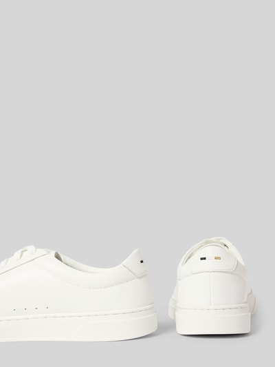BOSS Sneaker aus Leder mit Gummisohle Weiss 2