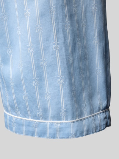 CCDK Copenhagen Spodnie od piżamy z elastycznym pasem model ‘Victoria’ Jasnoniebieski 2