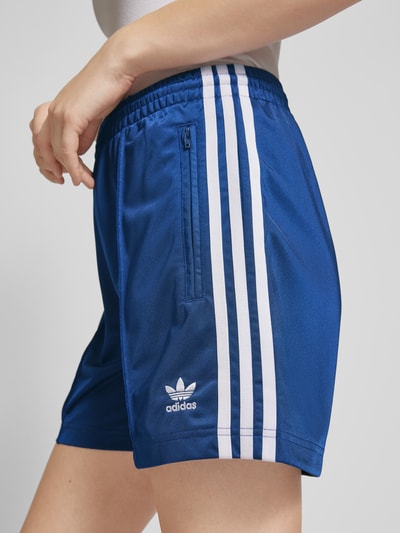 adidas Originals Regular fit korte broek met labelstitching, model 'FIREBIRD' Donkerblauw - 3