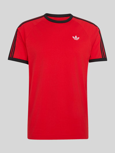 adidas Originals t-shirt o kroju regular fit z czystej bawełny Czerwony 2