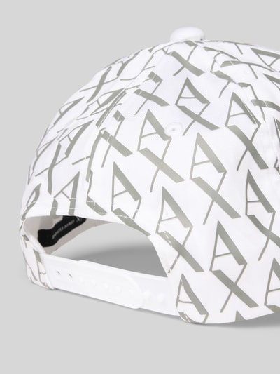 ARMANI EXCHANGE Basecap mit Logo-Muster Weiss 3