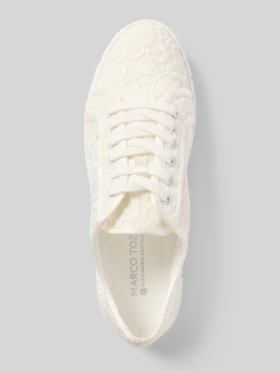 MARCO TOZZI Sneaker mit Spitzenbesatz Weiss 3