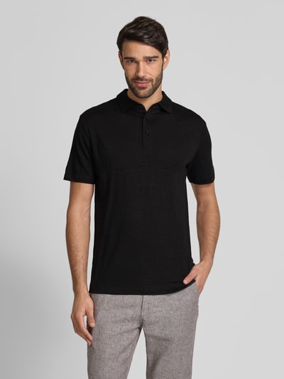 OLYMP Level Five Poloshirt mit kurzer Knopfleiste Black 4