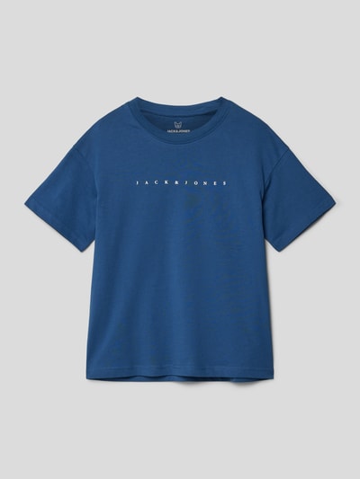 Jack & Jones T-Shirt mit Label-Print  Blau 1