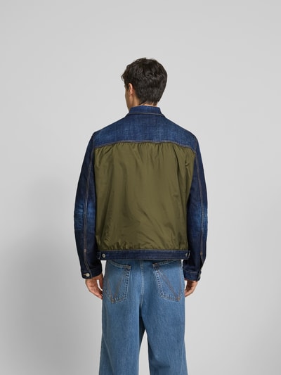 Dsquared2 Regular Fit Jeansjacke mit Brusttaschen Marine 5