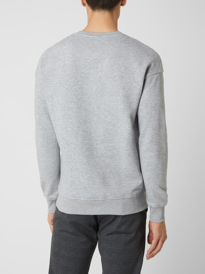 Jack & Jones Sweatshirt met ronde hals, model 'ESTAR' Lichtgrijs gemêleerd - 5