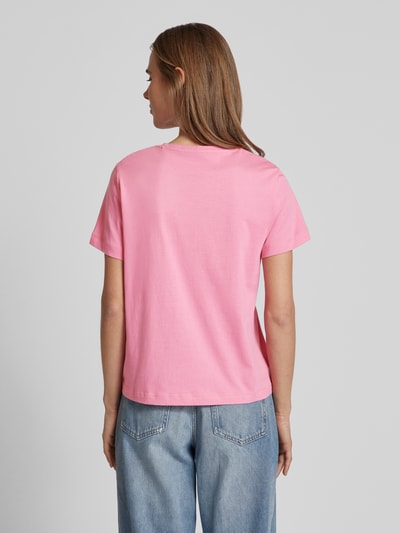 Tom Tailor Regular Fit T-Shirt aus reiner Bio-Baumwolle Pink 5